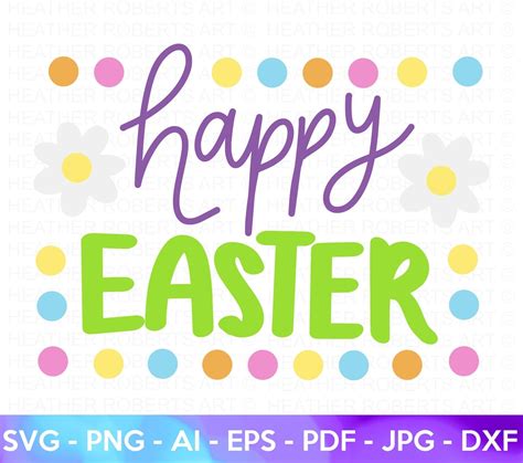 Happy Easter Svg Easter Svg Easter Svg For Kids Easter Svg Etsy