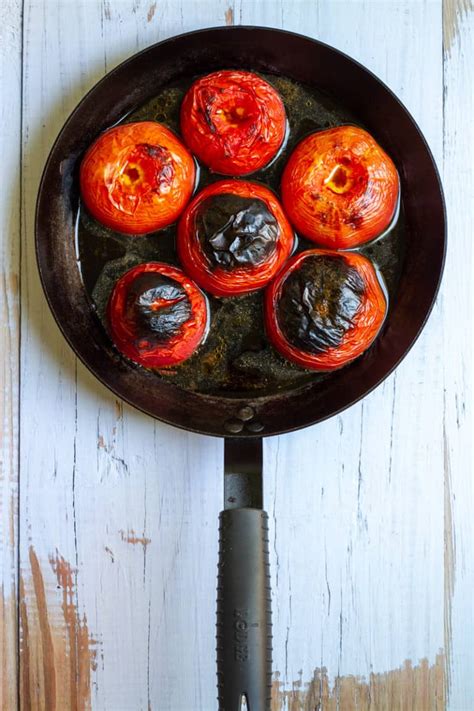 Fire Roasted Tomatoes Broiled In The Oven Champagne Tastes