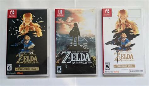 Legend Of Zelda Breath Of The Wild Replacement Case Expansion Pass