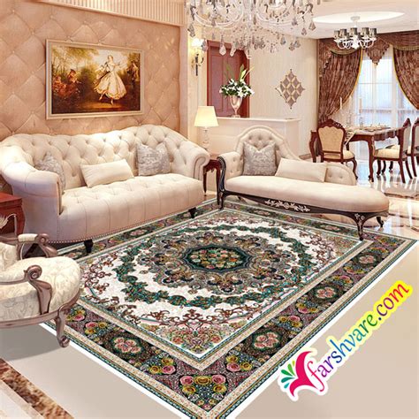 Persian Home Carpet Of Ilia Design Iranian Carpet With Cream Color