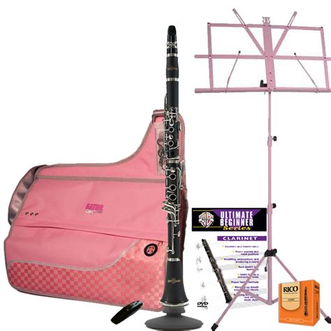 Student Clarinet By Gear4music Back To School Pink Pack Gear4music