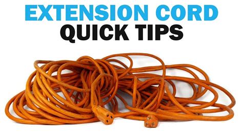 How To Keep Extension Cords From Unplugging Quick Tip Youtube