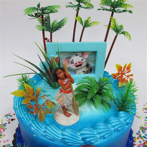 Buy Moana Tropical Themed Moana Birthday Cake Topper Set Featuring Hot Sex Picture