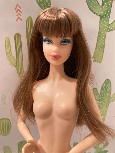 Barbie Basics Model Collection Nude Brunette Steffie Face