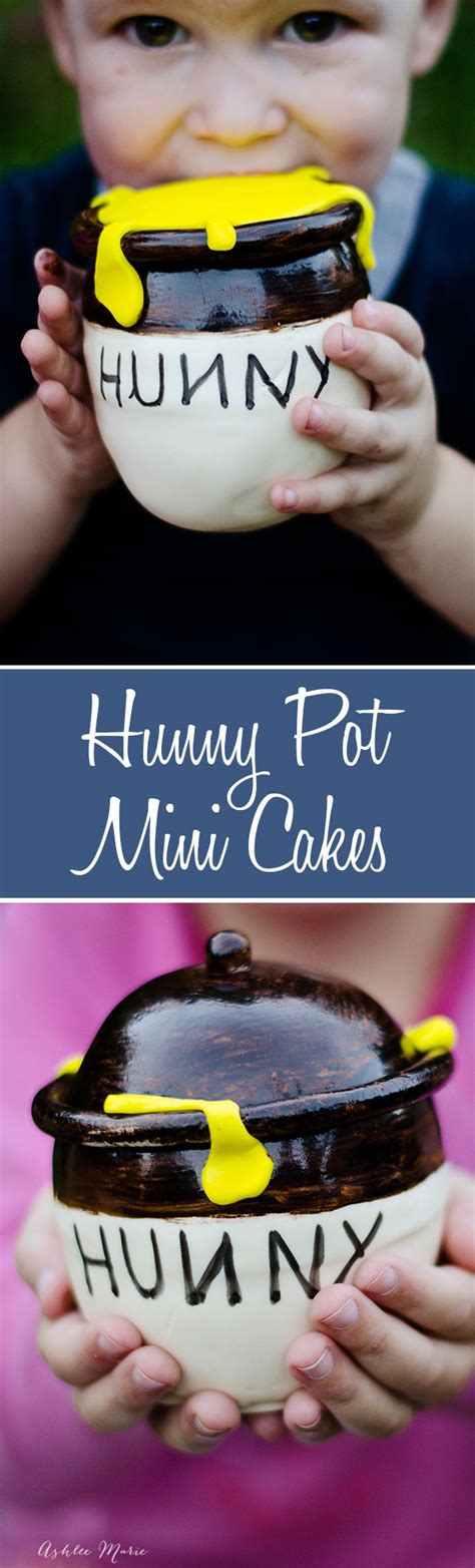 Mini Hunny Honey Pot Cakes Tutorial Ashlee Marie Real Fun With Real Food