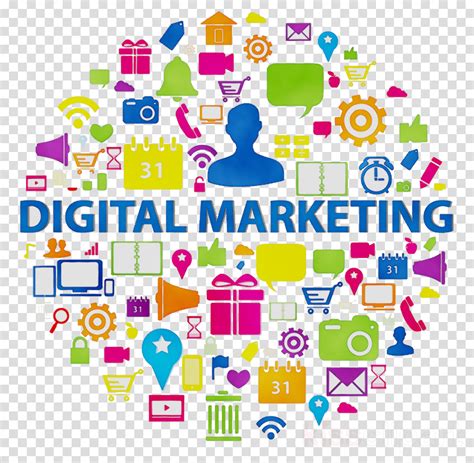 Digital Marketing Background Clipart Marketing Business Customer