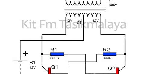 Skema Rangkaian And Cara Buat Inverter Dc 12 Volt Ke Ac 220 Volt Situs