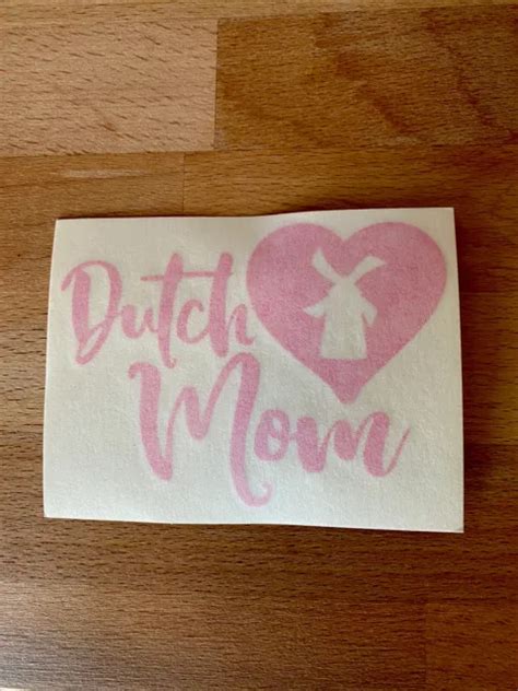 Dutch Bros Dutch Mom Decal Sticker From Mother’s Day 2017 Pink Heart Windmill 9 95 Picclick