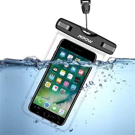 Mpow Waterproof Case Universal Ipx8 Waterproof Phone Pouch Underwater