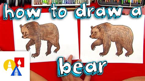 How To Draw A Grizzly Bear Realistic 12