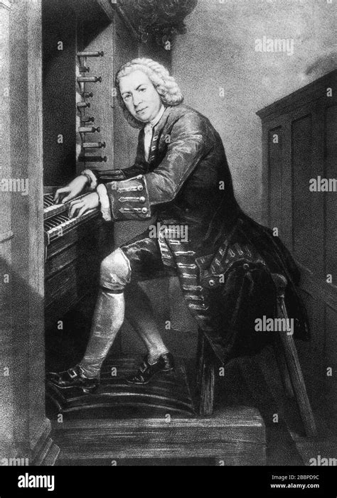 Johann Sebastian Bach 1685 1750 German Baroque Composer About 1725