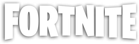 White Fortnite Logo Transparent Img Baback