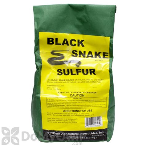 They are not been verified, so their validity is not guaranteed. Southern Ag Black Snake Sulfur