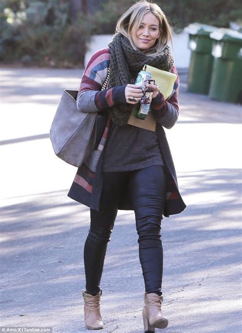 Hilary Duff Bundles Up For Some Me Time As Husband Mike Comrie