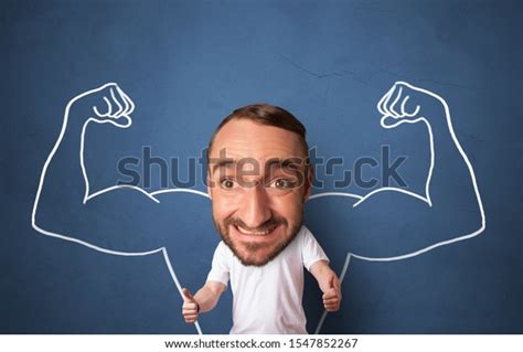 Big Head On Small Body Dreaming Stock Photo 1547852267 Shutterstock