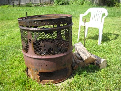 Steel Drum Fire Pit Fire Pit Design Ideas