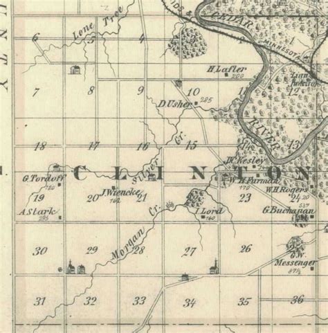1881 Plat Map Franklin Township East 1881 Plat Map