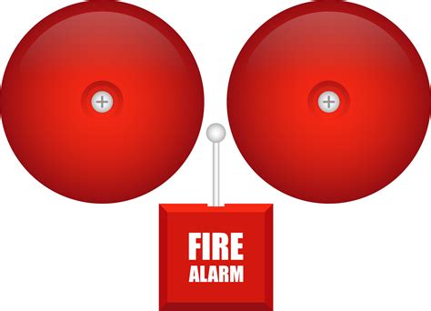 Fire Alarm Vector Illustration Isolated On White Background 9313602 Png