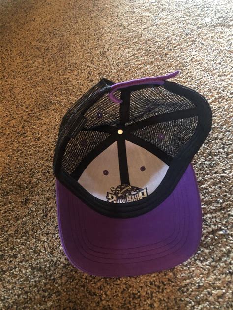 Purpleblack Lone Star Brahmas Hat Sidelineswap