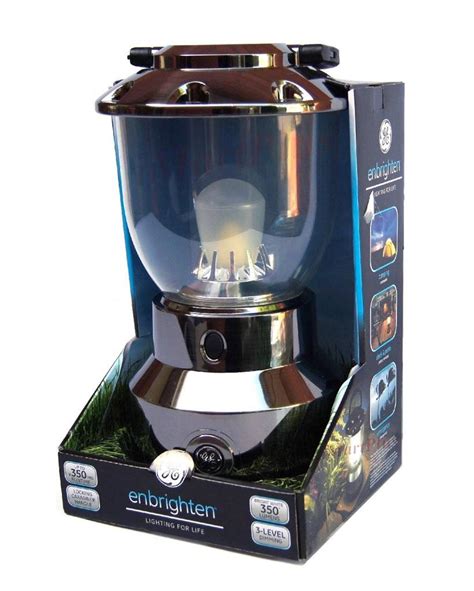 GE Outdoor Camping Enbrighten LED Lantern | 350 Lumens | 360º 50ft