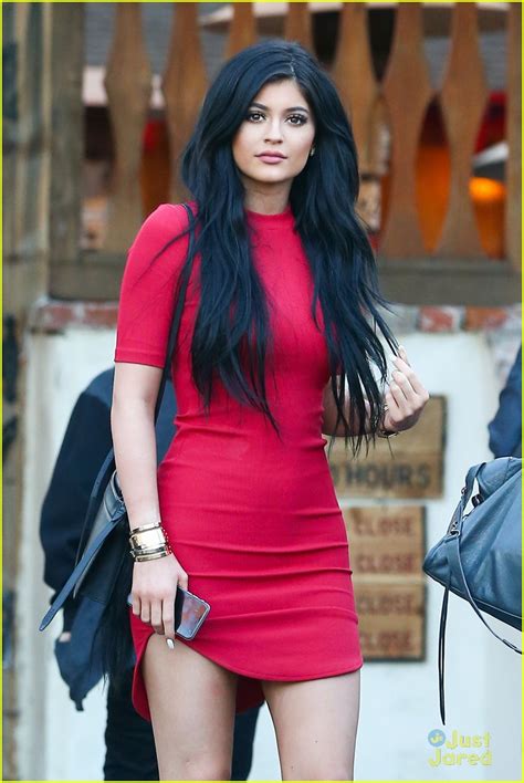 Kylie Jenner Is Red Hot In Super Tight Dress Photo