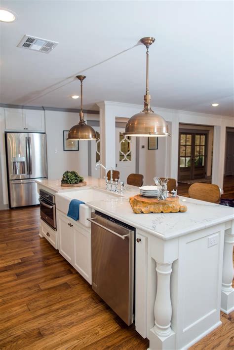 But kitchen islands can serve several more purposes that you may not have considered. Fixer Upper: A Big Fix for a House in the Woods | Kitchen ...