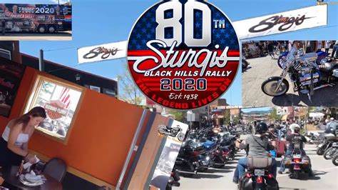 Sturgis 2020 Downtown Bike 80th Annual Motorcycle Rally South Dakota Youtube