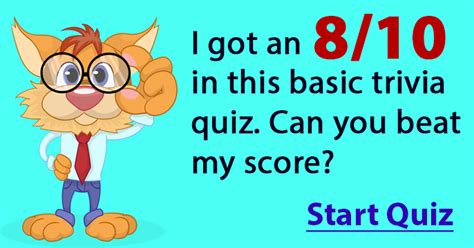 Can You Get An 810 Or Better In This Basic Trivia Quiz