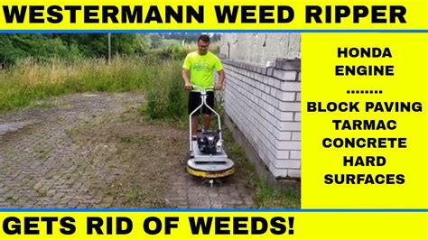Westermann Weed Ripper Machine Professional Honda Weed Brush Machine