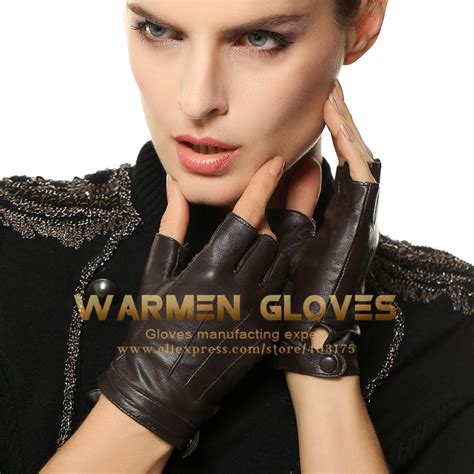 Buy Warmen New Fashion Style Elegant Women Genuine Nappa Leather Gloves Riding