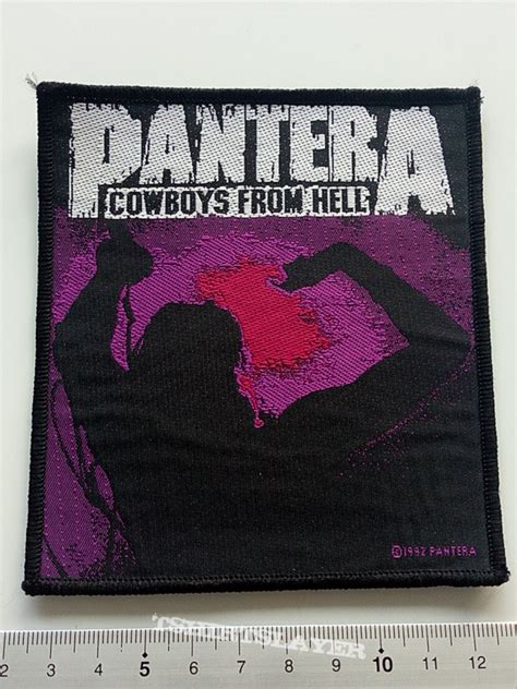 Pantera Pantera 1992 Cowboys From Hell Patch P110 New12x10 Cm Patch