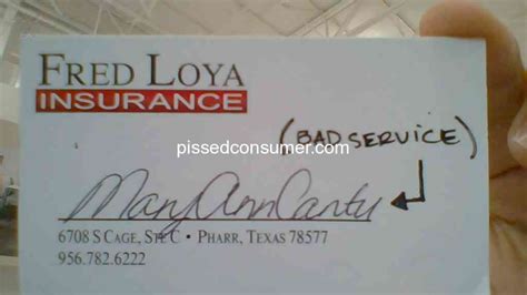 With over 726 loya insurance group offices throughout texas, ohio, california, new mexico, colorado, georgia, nevada, illinois, arizona, indiana, and alabama we have a friendly neighborhood office near you. 447 Fred Loya Insurance Reviews and Complaints @ Pissed Consumer