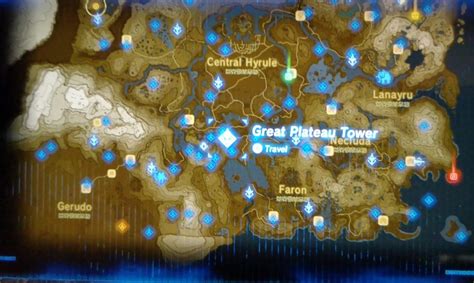Great Plateau Tower Botw Sheikah Tower Guide The Legend Of Zelda