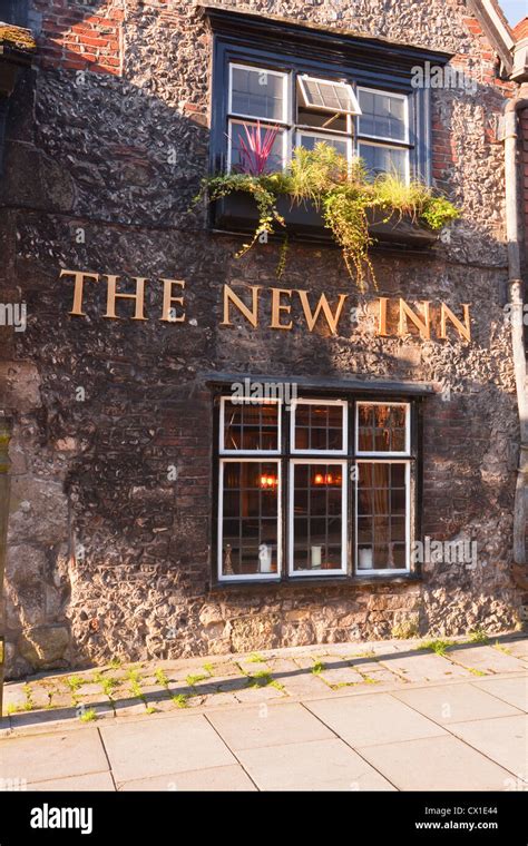 The New Inn Pub And Restaurant Just Outside Of The Cathedral Walls In