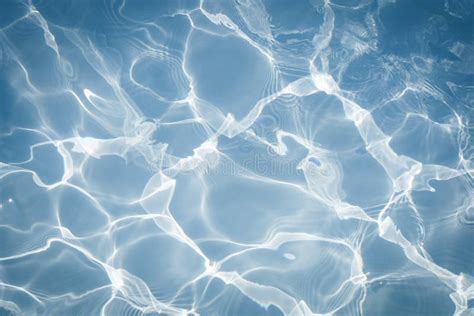 Blue Water In Swimming Pool Texture For Background Movement Abstract