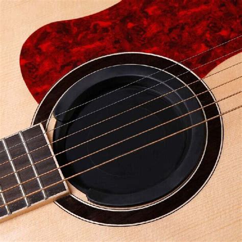 Acoustic Guitar Sound Hole Cover Screeching Halt Rubber 3839 Inchs
