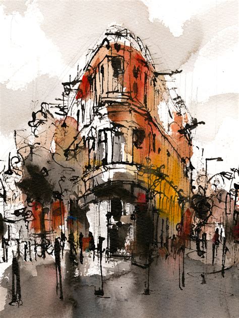 Emma Fitzpatricks Urban Paintings On Show In Leicester City Centre