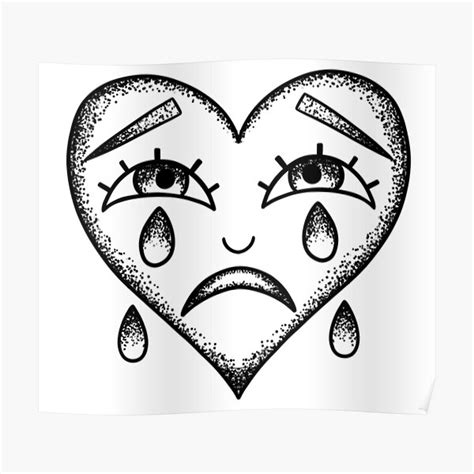 Update More Than 79 Traditional Crying Heart Tattoo Flash Latest In