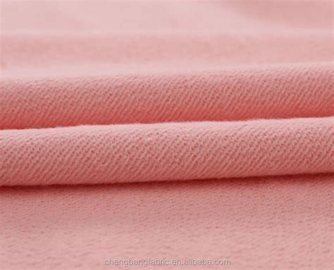 65 Cotton 35 Cvc Polyester Brushed French Terry Fleece Fabric For