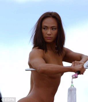 Mma S Michelle Waterson Nude For Espn Body Issue Daily Mail Online