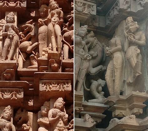 Sculptures In Khajuraho Myindiamyglory