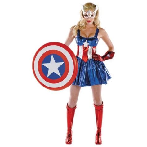 disfraz capitán américa mujer disfraz capitan america mujer disfraces superheroes mujer