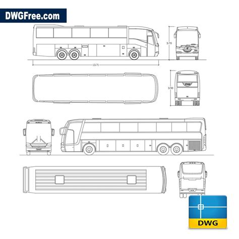 The drawing is opened and edited by such programs as adobe illustrator, corel draw, compass, autocad. Pullman buses DWG - Download Autocad Blocks Model. AutoCad
