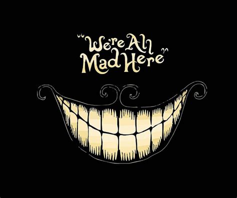 1920x1080px 1080p Free Download Black We All Are Mad Here Madness
