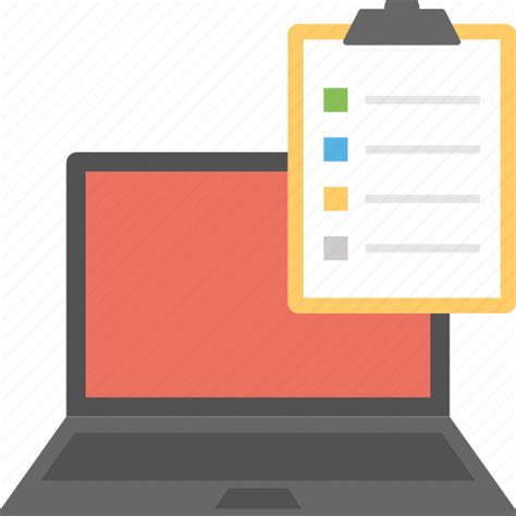 Computer survey, online customer service, online feedback, online questionnaire, online survey icon