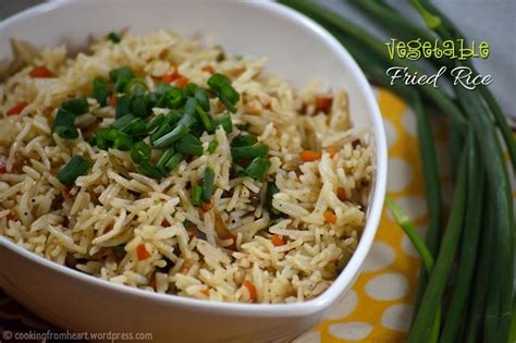 Veg Fried Rice Vegetable Fried Rice Recipe Cooking From Heart