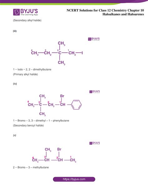 Ncert Solutions Class Chemistry Chapter Haloalkanes And Haloarenes