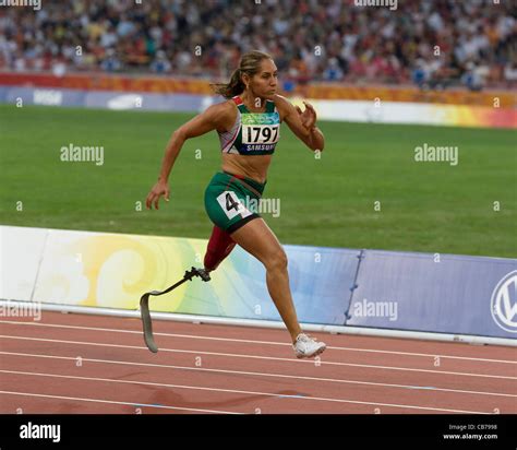 Athletic Competition 2008 Paralympic Games Mexican Female Amputee With