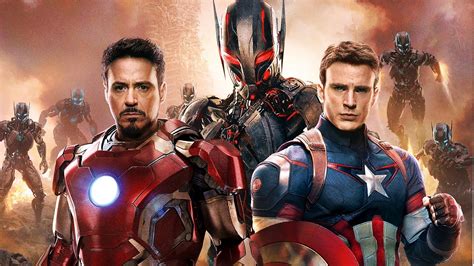 Wallpaper Super Hero Manusia Besi Kapten Amerika Avengers Age Of