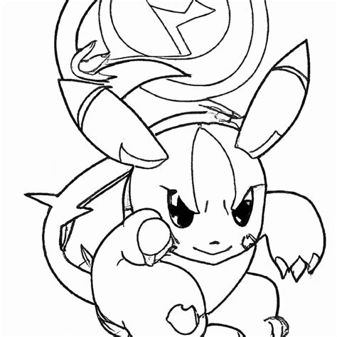 Desenhos De Pokémon Raichu Para Imprimir E Colorir